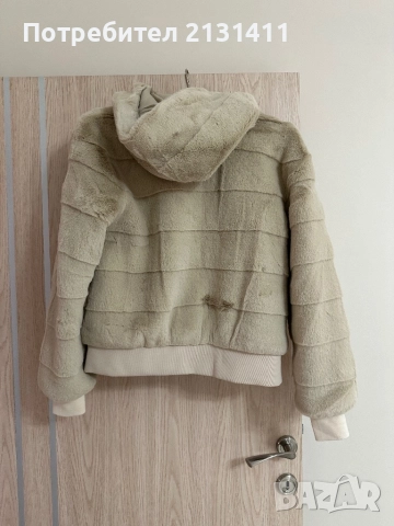 Дамско пухено яке , снимка 2 - Якета - 52523253