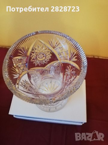 Кристална ваза , снимка 2 - Вази - 37698786