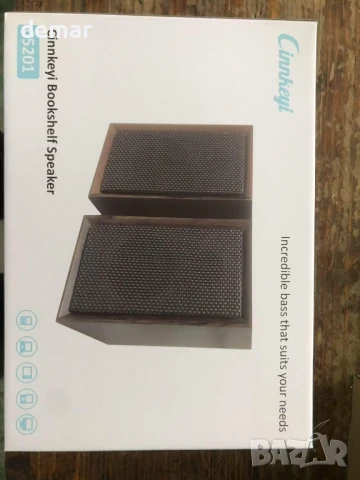 40W Bluetooth дървени компютърни високоговорители 2.0 със силен бас, снимка 7 - Тонколони - 51105476