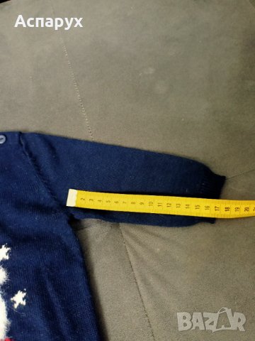 Бебешки Коледен пуловер. Чисто нов с етикета. За деца 3-6 месеца, снимка 7 - Бебешки блузки - 43243615