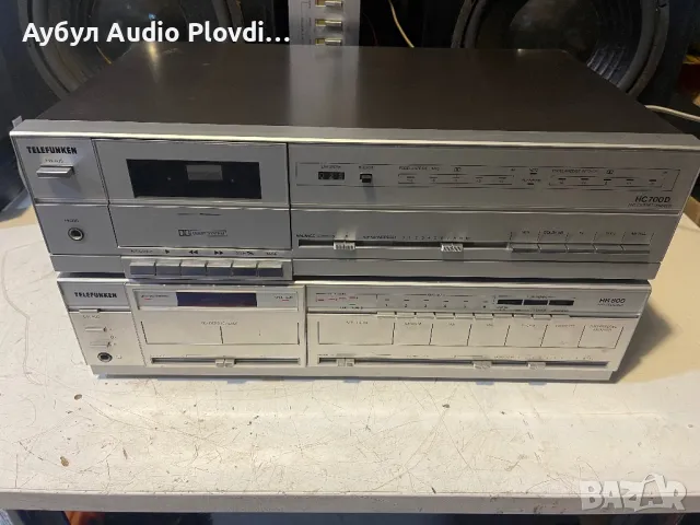 Telefunken HR 800 Receiver Telefunken HC 700 Касетефон Сет, снимка 6 - Аудиосистеми - 49690366