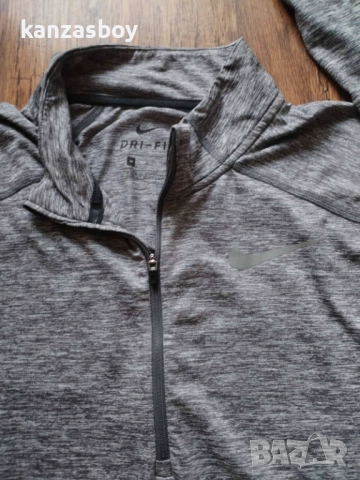 Nike Dri-fit Element Half-zip - страхотна мъжка блуза М, снимка 3 - Блузи - 52552940
