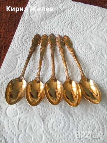 Лъжици позлатени малки 52637