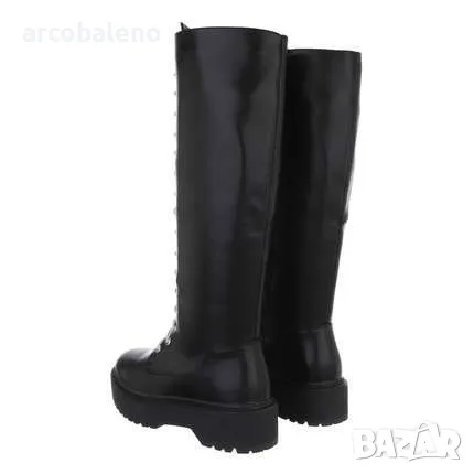 Ликвидация! Дамски ботуши с връзки - Доставка 24 часа , снимка 3 - Дамски ботуши - 48680153