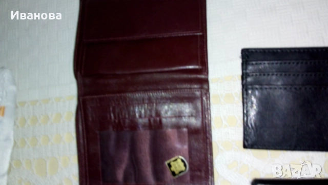 Класьор за монети и портфейли от естествена кожа, снимка 6 - Портфейли, портмонета - 52183656