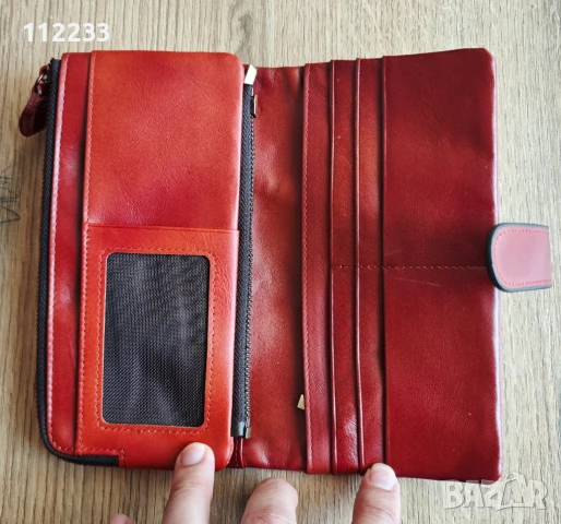 Портфейли естестествена кожа, снимка 4 - Портфейли, портмонета - 50699668