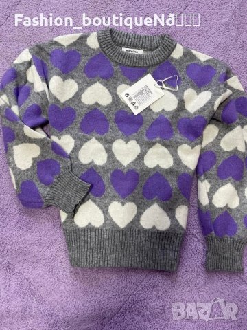 Дамски пуловер на сърчица  , снимка 6 - Блузи с дълъг ръкав и пуловери - 43899648