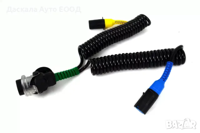 Електрически кабел за ремарке, двоен изход 2x 7, 15 Пина, ABS N/S, снимка 3 - Аксесоари и консумативи - 48595993