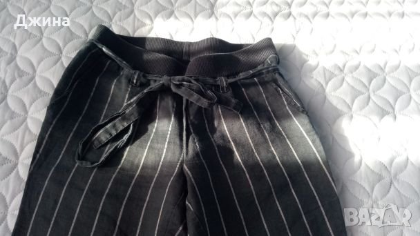 Дамски ленени панталони, снимка 2 - Панталони - 26327990