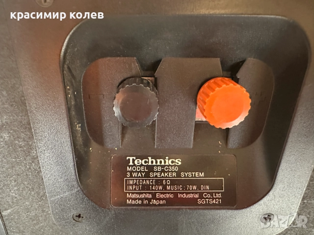 тонколони "TECHNICS SB-C350", снимка 10 - Тонколони - 52679405
