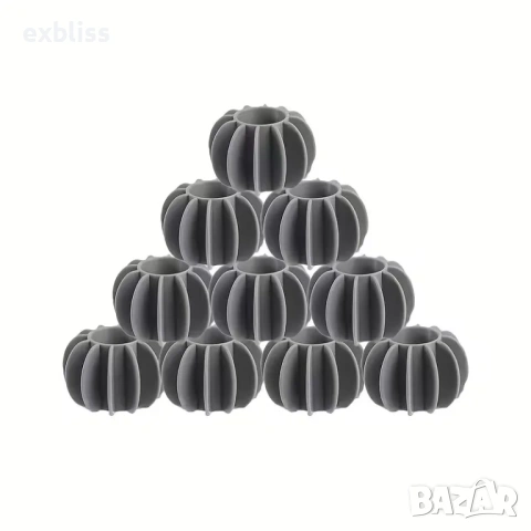 Мини силиконови топки за пране (4см) 10бр., снимка 6 - Други стоки за дома - 53387828