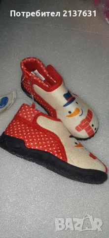НОВИ с Етикет ДЕТСКИ ТОПЛИ ПАНТОФИ  - N 29, снимка 3 - Детски пантофи - 49339735