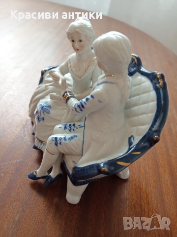 Фигура от порцелан, колекционерска, немска, красива, снимка 4 - Антикварни и старинни предмети - 52318947
