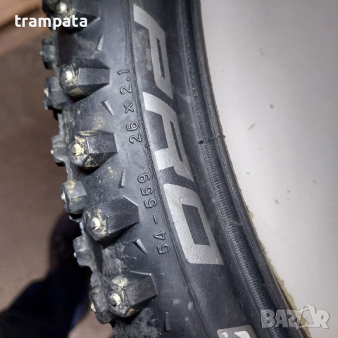 ТОП ОФЕРТА -30% от обявената цена ,само до Неделя 07.12.202 Зимни Гуми Schwalbe 26 цола ,с шпайкове , снимка 12 - Велосипеди - 52370152