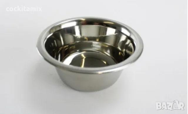 Купа подходяща за хранилка или поилка неръждаема стомана - 200мл