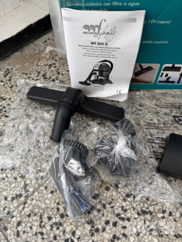 Мощна Прахосмукачка за Сухо и Мокро Почистване Melchioni Family Mr Bin G 1400W 15L!, снимка 7 - Прахосмукачки - 52858283