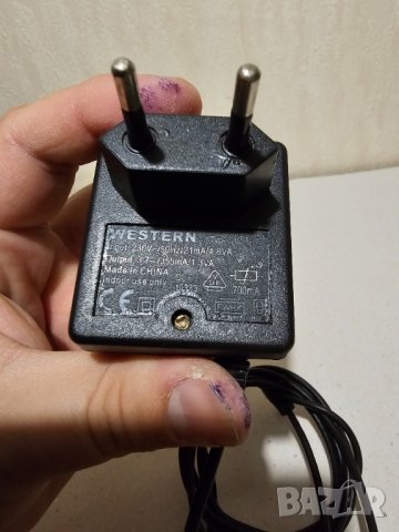 Захранване, адаптор 3,7  волта - 0,355 ампера, снимка 2 - Друга електроника - 43911030
