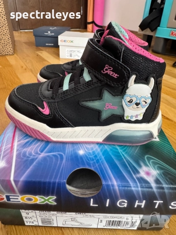 Geox светещи високи маратонки 26 размер кецове сандали 24 26 , снимка 11 - Детски обувки - 51757757