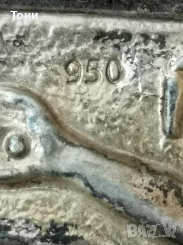 Разпятие сребро 950 проба, снимка 4 - Колекции - 50916320
