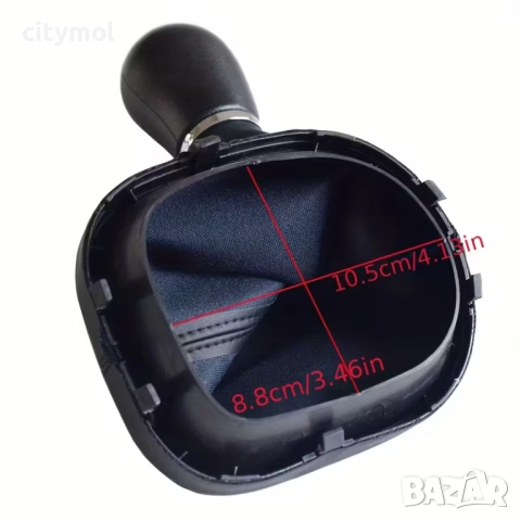 Кожен маншон с топка за скоростен лост за VW Caddy (2004+), Touran (2003-2010) с 6 скорости, снимка 4 - Аксесоари и консумативи - 51990715