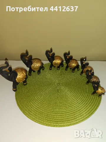 Черни слончета 7 бр, снимка 1