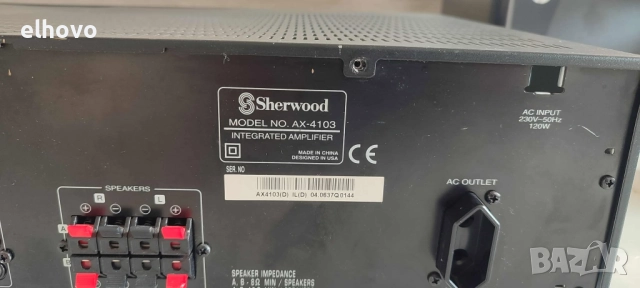 Стерео усилвател Sherwood AX-4103, снимка 6 - Ресийвъри, усилватели, смесителни пултове - 52476674
