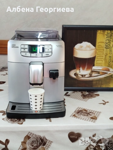 Кафе автомат Saeco  Intelia One touch Cappuccino , снимка 2 - Кафемашини - 53286493