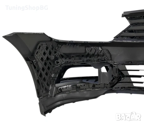 Предна броня за VW Passat B8 2014+ R дизайн с черна решетка, снимка 6 - Аксесоари и консумативи - 53535249