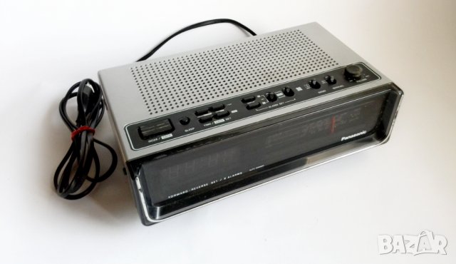 Ретро часовник панасоник радио 1981, снимка 3 - Антикварни и старинни предмети - 37208712