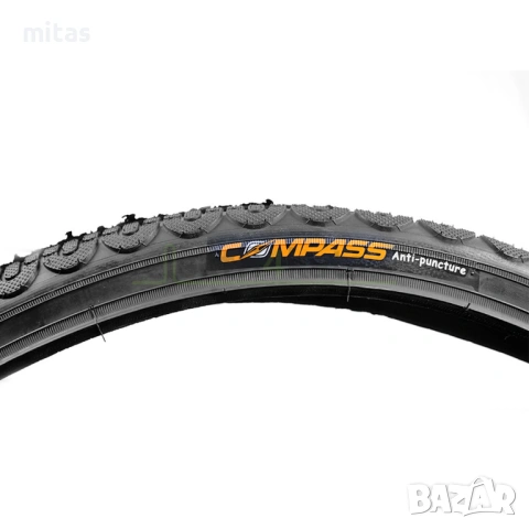 Външна гума за велосипед COMPASS (26 x 1.75) Защита от спукване - 3мм., снимка 4 - Части за велосипеди - 42549843
