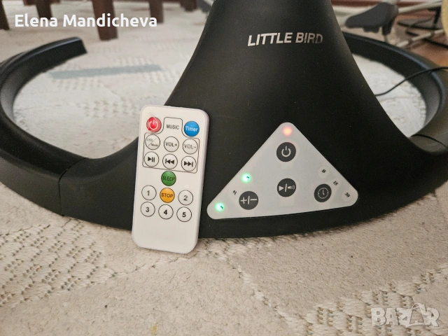Бебешка електрическа люлка little bird Защитна мрежа Bluetooth връзка дистанционно управление USB, снимка 6 - Електрически играчки - 53465550