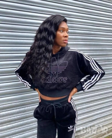 дамски екипи от кадифе адидас, снимка 3 - Спортни екипи - 52112771