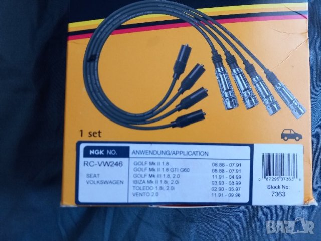 Оригинални кабели за свещи beru за голф 2, голф 3, венто, сеат, снимка 5 - Части - 43447882