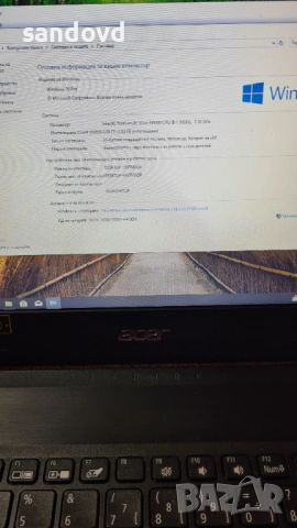 Лаптоп ACER aspire1 a114-32 цена 150лв, снимка 6 - Лаптопи за дома - 53099934