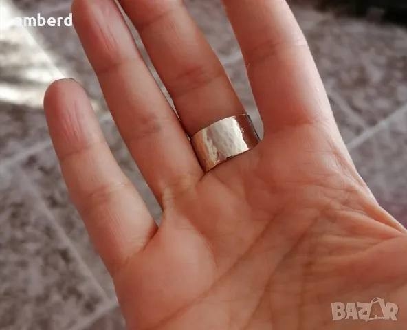 Уникална сребърна халка - модел CR024, снимка 3 - Пръстени - 48624769