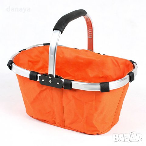 1534 Сгъваема кошница за пикник или пазаруване, снимка 7 - Хладилни чанти - 29233270
