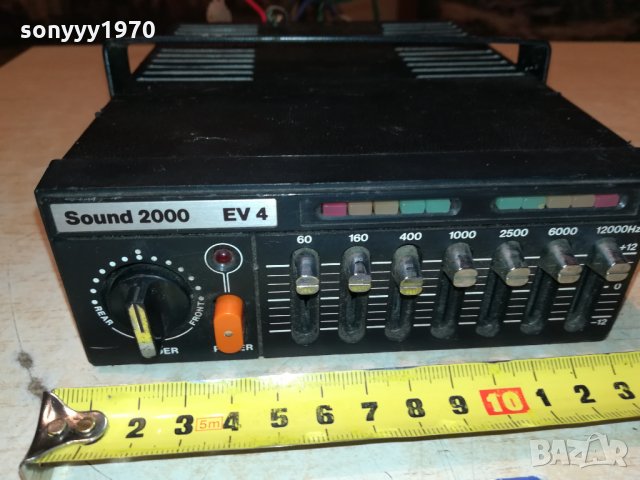 SOUND 2000 EV4-12V AMPLIFIER-MADE IN JAPAN 0512211916, снимка 2 - Ресийвъри, усилватели, смесителни пултове - 35039399