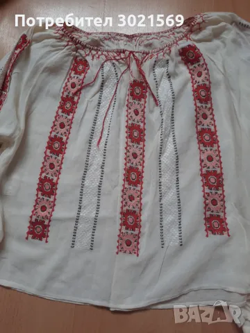 Автентична дамска риза с ръчна бродерия