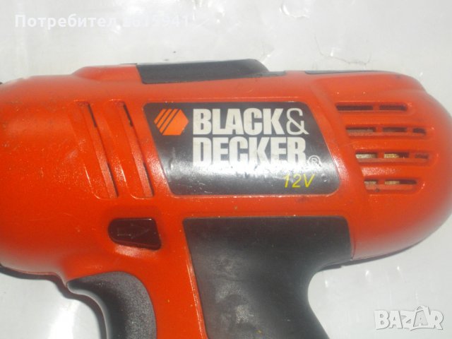 Black Decker HP126F2K-Боди-Блек Декер-Тяло За Винтоверт-Английско-Профи-12 Волта-Внос, снимка 4 - Винтоверти - 28315364