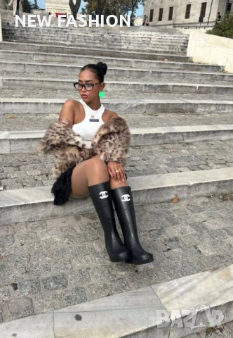 Дамски Ботуши ✨ Chanel 