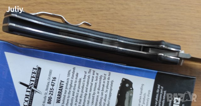 Сгъваем нож Cold Steel Ultimate Hunter / Cold Steel 4 Max Scout, снимка 17 - Ножове - 37184477