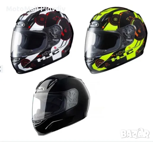 НОВО! Детска пистова каска HJC мото мотор пистов, снимка 7 - Аксесоари и консумативи - 49357234