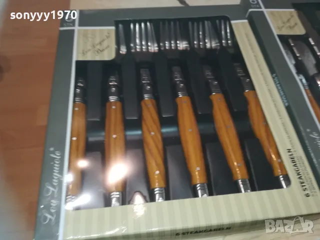 LAGUIOLE 6 НОЖА+6 ВИЛИЦИ 2009241130, снимка 10 - Колекции - 47301056