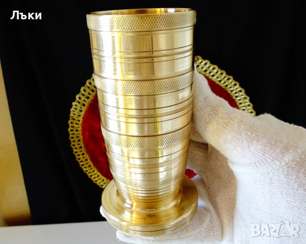 Масивен бронзов салфетник 400 гр. 