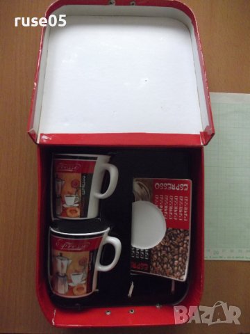 Комплект "SOLECASA" от две чашки за кафе нов, снимка 5 - Сервизи - 43911712