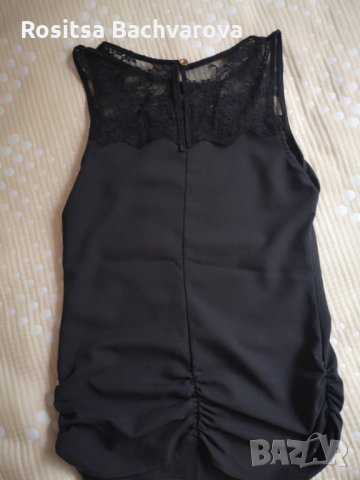 Черен топ, S размер, снимка 5 - Корсети, бюстиета, топове - 28889110