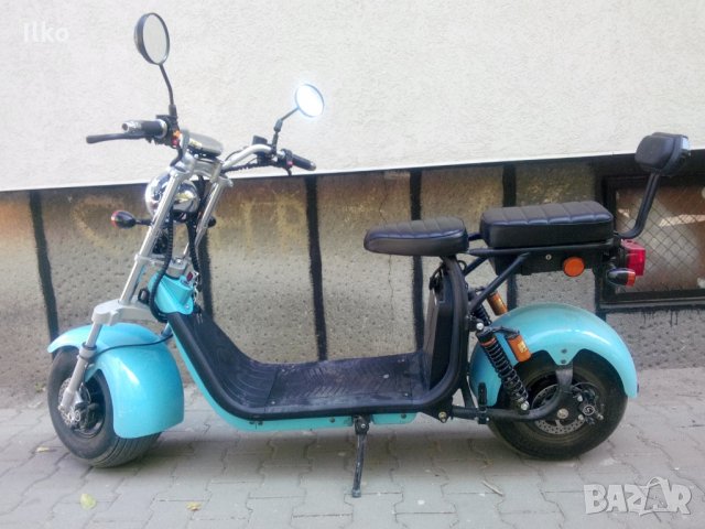 Промоция!!! Двуместен Електрически скутер ЧОПЪР City Harley 2000 Вата, снимка 3 - Мотоциклети и мототехника - 26617204