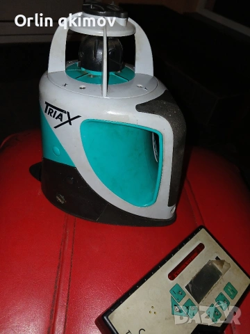 Ротационен лацерен нивелир,работи перфектно,има и мишена !, снимка 2 - Измервателни инструменти - 53565233