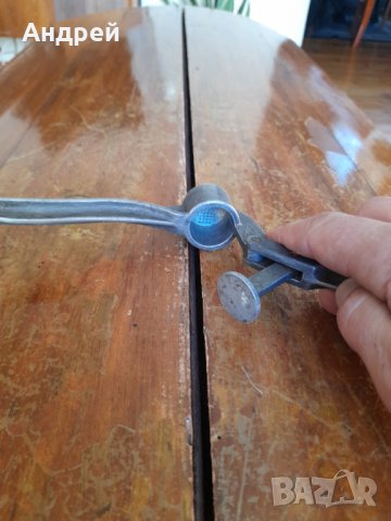 Стара алуминиева преса за чесън #8, снимка 7 - Други ценни предмети - 43561684