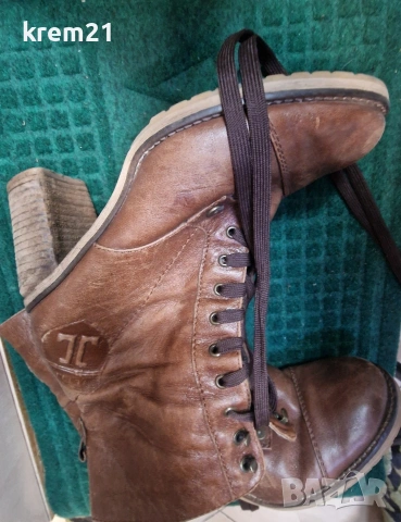 Jette дамски обувки на ток номер 38, снимка 12 - Дамски ботуши - 53185558